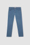 Фото #1 товара Sergio Regular Fit Normal Kalıp Normal Bel Boru Paça Jean Pantolon D2413AX24SM