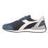 Фото #3 товара Diadora Equipe Mad Nubuck Sw Lace Up Mens Blue Sneakers Casual Shoes 179020-600