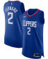 ფოტო #2 პროდუქტის Men's Kawhi Leonard Royal LA Clippers 2020, 21 Authentic Jersey - Icon Edition