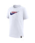 Big Boys White Barcelona Swoosh T-shirt