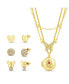 Фото #1 товара kensie chain Necklace and Earrings with Butterfly and Hamsa Set