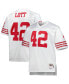 ფოტო #1 პროდუქტის Men's Ronnie Lott White San Francisco 49ers Big and Tall 1990 Retired Player Replica Jersey