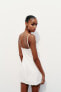 Фото #12 товара Короткое платье с вышивкой ZARA