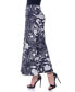 Print Floral Elastic Waist Ankle Length Comfortable Maxi Skirt
