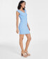 Women's Sleeveless Textured Mini Dress, Created for Macy's