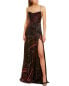 Фото #1 товара Retrofete Gracie Silk-Blend Maxi Dress Women's Black S