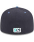 Фото #4 товара Men's Navy Asheville Tourists Theme Nights Asheville Beer City Tourists 59FIFTY Fitted Hat