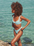 Фото #5 товара 4th & Reckless X Amaka Hamelijnck Elsie crinkle underwire cup bikini top in cornflower blue