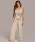 ფოტო #4 პროდუქტის Women's Satin Scoop-Neck Tank