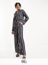 Фото #1 товара Vero Moda Tall satin trouser co-ord in geo print