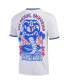 Men's White Cobra Kai Los Angeles Baseball Ringer T-Shirt