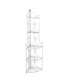 Фото #2 товара Corner Plant Rack White 14.2"x23.6"