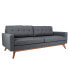 Gneiss 85" Modern Linen Sofa