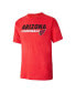 Men's Black, Cardinal Arizona Cardinals Meter T-shirt and Shorts Sleep Set