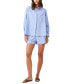 Women's Button-Front Cotton Shirt