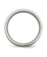 ფოტო #2 პროდუქტის Titanium Antiqued and Brushed 14k Gold Inlay Flat Band Ring