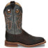 Фото #1 товара Justin Boots Bender 11" Square Toe Cowboy Mens Brown, Grey Casual Boots BR5349