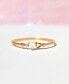 Heart Shaped Faux Cubic Zirconia Forever Love Ring