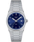 ფოტო #1 პროდუქტის Unisex PRX Silver-Tone Stainless Steel Bracelet Watch 35mm