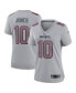 Фото #1 товара Women's Mac Jones Gray New England Patriots Atmosphere Fashion Game Jersey