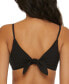 Фото #2 товара Women's Modern Edge Convertible Ribbed Bikini Top