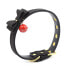 Collar with Bow and Rattle 44 cm Black/Red
