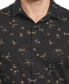 Men's Ditsy-Floral Print Button Shirt