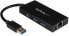 Фото #1 товара HUB USB StarTech 1x RJ-45 + 3x USB-A 3.0 (ST3300GU3B)