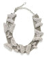 ფოტო #1 პროდუქტის Faux Stone Pave Butterfly Collar Necklace