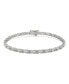 Фото #1 товара Moissanite Tennis Bracelet (2 3/4 ct. t.w. Diamond Equivalent) in 14k White Gold