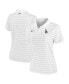 Women's White Los Angeles Dodgers Authentic Collection Victory Performance Polo Shirt