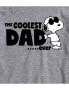 Фото #5 товара Hybrid Apparel Peanuts Dad Mens Short Sleeve Tee