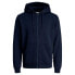 Фото #3 товара JACK & JONES Bradley Full Zip Sweatshirt