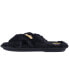 Фото #3 товара Women's Boston Bruins Script Cross Slide Slippers