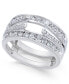 Фото #1 товара Diamond Enhancer Ring Guard (1 ct. t.w.) in 14k White Gold