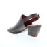 Фото #6 товара Bed Stu Sierra F399010 Womens Brown Leather Slip On Heeled Sandals Shoes