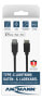 Фото #1 товара Ansmann 1700-0106 - Black - USB C - Lightning - 0.12 m - Male - Male