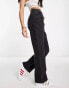 JDY high waisted wide leg jeans in dark grey