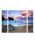 Фото #1 товара David Evans 'Kaiteriteri Sunset' Multi Panel Art Set Large - 30" x 41" x 2"