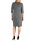 Фото #3 товара Платье женское 24seven Comfort Apparel размер плюс