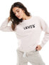 Фото #3 товара Levi's exclusive to ASOS sweatshirt with headline chest logo in light pink