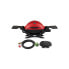 Q1200 Liquid Propane Grill Red With Adapter Hose And Grill Cover