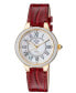 Women's Astor II Swiss Quartz Red Leather Watch 36mm