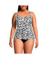 Фото #1 товара Plus Size DD-Cup Flutter Tankini Top