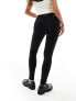 Фото #5 товара Dr Denim Petite Plenty mid waist super skinny jeans in clean black wash