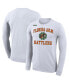 Фото #2 товара Men's x LeBron James White Florida A&M Rattlers Collection Legend Performance Long Sleeve T-shirt