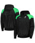 ფოტო #1 პროდუქტის Men's Black Liverpool Windrunner Raglan Full-Zip Jacket