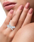 ფოტო #2 პროდუქტის EFFY® Diamond Multi-Shape Crossover Ring (1-5/8 ct. t.w.) in 18k White Gold or 18k Yellow Gold