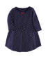 ფოტო #3 პროდუქტის Toddler Girls Cotton Long-Sleeve Dresses 2pk, Apple