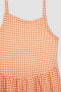 Kız Çocuk Bürümcük Askılı Elbise C2995A824SM